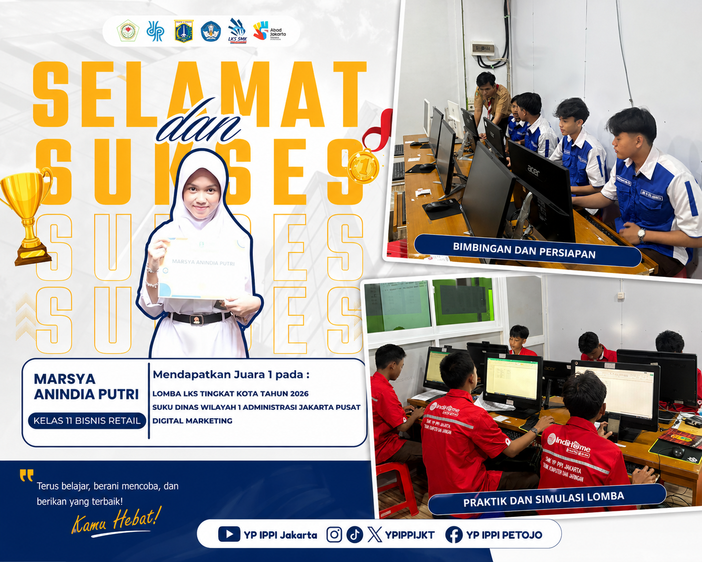 Membentuk Generasi Terampil, Berkarakter, dan Siap Menjadi Pemimpin Masa Depan.