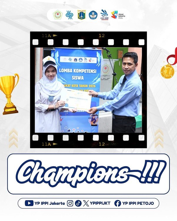 Juara 1 dalam ajang Lomba Kompetensi Siswa (LKS) Tingkat Kota Tahun 2026